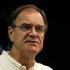 FILE - In an Oct. 17,  2006 file photo, Baltimore Ravens head coach Brian Billick speaks during a news conference in Owings Mills, Md.  The Philadelphia Eagles have interviewed former Ravens coach and current Fox analyst Brian Billick for their coaching vacancy, a person familiar with the meeting told The Associated Press on Sunday, Jan. 13, 2013. (AP Photo/Chris Gardner, File)