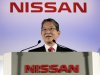 Nissan Motor Co. Chief Operating Officer Toshiyuki Shiga announces the company's quarterly profit at its headquarters in Yokohama, near Tokyo, Tuesday, Nov. 6, 2012. Shiga said Nissan's July-September net profit rose nearly 8 percent but the Japanese automaker lowered its full-year forecasts because of a sales slump in China and weakness in Europe. (AP Photo/Itsuo Inouye)