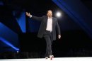 Salesforce CEO Marc Benioff gestures as he speaks during the Dreamforce event in San Francisco