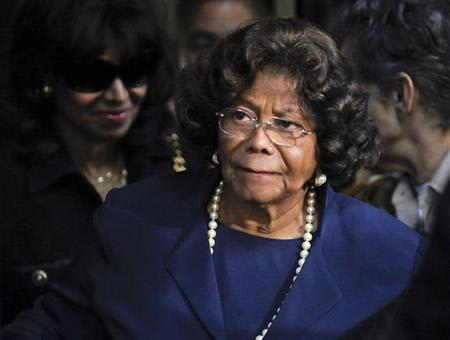 Michael Jackson's mother Katherine Jackson leaves the sentencing hearing of Dr. Conrad Murray, who was convicted of involuntary manslaughter in the death of pop star Michael Jackson, in Los Angeles California November 29, 2011. REUTERS/Gus Ruelas