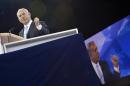 Israeli Prime Minister Benjamin Netanyahu addresses AIPAC in Washington