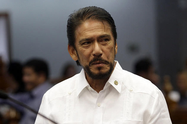 Senate Majority Floor Leader Senator Vicenter Sotto III is seen at the plenary hall of the Senate in Pasay City, south of Manila, 10 September 2012. (Voltaire Domingo/NPPA Images)