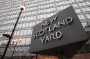 New Scotland Yard police headquarters is seen in London