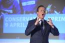 Britain's Prime Minister, David Cameron, addresses the Conservative Spring Forum in central London