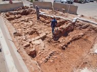 A Roman road was exposed during recent excavations in Jerusalem.