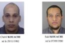 A call for witnesses released by the Paris Prefecture de Police shows the photos of two brothers who are actively being sought for questioning in the shooting at the Paris offices