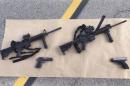 Weapons confiscated from last Wednesday's attack in San Bernardino, California