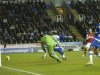 Arsenal's Santi Cazorla scores a hat trick past Reading's keeper Adam Federici during their English Premier League soccer match at the Madejski stadium in Reading