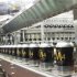Cans of Molson beer are seen on a production line during a news conference in Montreal