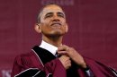 President Obama gave the commencement address at Morehouse College.