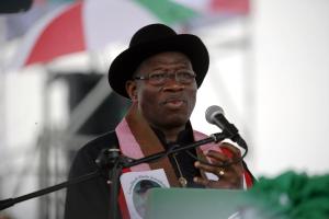 Nigerian President Goodluck Jonathan makes a declaration&nbsp;&hellip;