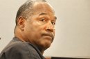 O.J. Simpson sits during an evidentiary hearing in Clark County District Court on Thursday, May 16, 2013 in Las Vegas. Simpson, who is currently serving a nine-to-33-year sentence in state prison as a result of his October 2008 conviction for armed robbery and kidnapping charges, is using a writ of habeas corpus, to seek a new trial, claiming he had such bad representation that his conviction should be reversed. (AP Photo/Las Vegas Review-Journal, Jeff Scheid, Pool)