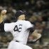 New York Yankees' Andy Pettitte throws in the second inning during Game 1 of the American League championship series against the Detroit Tigers Saturday, Oct. 13, 2012, in New York. (AP Photo/Matt Slocum)