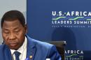 Benin goes to the polls this weekend in legislative elections seen as a test for President Thomas Boni Yayi, seen in Washington, DC, August 6, 2014, whose controversial plans to change the constitution could be crushed if the opposition makes gains
