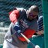 Boston Red Sox's David Ortiz takes batting practice during a spring training baseball workout, Thursday, March 7, 2013, in Fort Myers, Fla. (AP Photo/David Goldman)