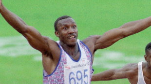 奧運史上年紀最大百米金牌─克里斯蒂(圖片來源：中央社)