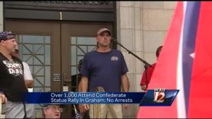 A rally over a Confederate monument in Alamance county&nbsp;&hellip;