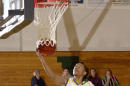 FILE - In this Jan. 3, 2003 file photo, Elton Simpson goes uncontested for a layup during a Yavapai College basketball game in Prescott, Ariz. Simpson was one of the two gunmen who was shot and killed by authorities outside a suburban Dallas venue Sunday, May 3, 2015 which was hosting a contest for Muslim Prophet Muhammad cartoons. The gunmen, whom federal officials identified as Simpson and Nadir Soofi, wounded a security officer before they were shot and killed at the scene. (Les Stukenberg/The Daily Courier via AP) MANDATORY CREDIT: LES STUKENBERG/THE DAILY COURIER