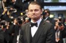 Cast member Leonardo DiCaprio arrives on the red carpet for the screening of the film 'The Great Gatsby' at the 66th Cannes Film Festival in Cannes