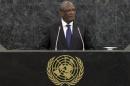 Ibrahim Boubacar Keita, President of Mali, addresses the 68th United Nations General Assembly at U.N. headquarters in New York