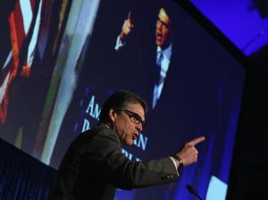 Former Texas governor Rick Perry speaks at the American&nbsp;&hellip;