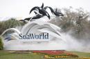 The sign at the entrance to SeaWorld on February 24, 2010 in Orlando, Florida