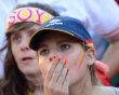 A Supporter Of The Spanish National Football Team Reacts  AFP/Getty Images