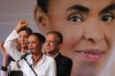 iPresidential candidate Silva of the PSB speaks during a ceremony to launch her campaign platform in Sao Paulo