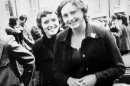 FILE - In this file photo dated June 4, 1972 Dolours Price, left, and her sister Marian attend a civil rights demonstration in Belfast, Northern Ireland. Police say Thursday Jan. 24, 2013, Dolours Price, a veteran Irish Republican Army member at the center of allegations against Sinn Fein leader Gerry Adams has been found dead at her home. Dolours Price had alleged that Adams was her IRA commander in Belfast in the early 1970s and was involved in ordering several Catholic civilians to be abducted, executed and buried in secret. (AP Photo, File)