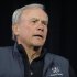 Former NBC anchor Brokaw speaks while interviewing New Jersey Governor Christie in a group session during the third day of the Sun Valley Conference in Sun Valley, Idaho
