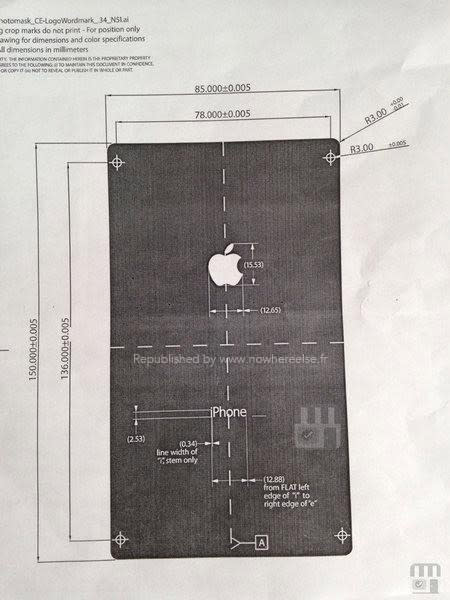 New leak may give us our first look at the iPhone 6′s dimensions