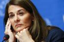 Gates, Co-chair of the Bill & Melinda Gates Foundation, listens to a question during a news conference before her address to the 67th World Health Assembly in Geneva