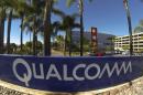 ust A Qualcomm sign is pictured in front of one of its many buildings in San Diego, California