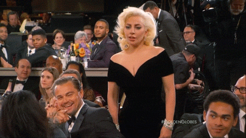 Leonardo DiCaprio’s Face When Lady Gaga Barged Past Him Was Superb