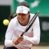 Serbia's Ana Ivanovic returns the ball to Croatia's Petra Martic during their first round match of the French Open tennis tournament at the Roland Garros stadium Sunday, May 26, 2013 in Paris. (AP Photo/Petr David Josek)