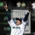 FILE - In this Aug. 15, 2012, file photo, Seattle Mariners pitcher Felix Hernandez reacts after throwing a perfect game against the Tampa Bay Rays in Seattle. Hernandez and the Mariners are working on a $175 million, seven-year contract that would make him the highest-paid pitcher in baseball, according to a person with knowledge of the deal's details. The person spoke to The Associated Press Thursday, Feb. 7, 2013, on condition of anonymity because the agreement has not been completed. (AP Photo/Ted S. Warren, File)