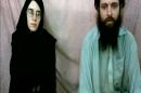 This frame grab from video provided by the Coleman family shows Caitlan Coleman and Joshua Boyle. The family of a then-pregnant American woman who went missing in Afghanistan in late 2012 with her Canadian husband received two videos last year in which the couple asked the U.S. government to help free them from their Taliban captors, The Associated Press has learned. The videos offer the first and only clue about what happened to Caitlan Coleman and Joshua Boyle after they lost touch with their family 20 months ago while traveling in a mountainous region near the capital, Kabul. U.S. law enforcement officials investigating the couple's disappearance consider the videos authentic but caution that they hold limited investigative value, since it's not clear when or where they were filmed. (AP Photo/Coleman Family)