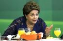 Brazilian President Rousseff speaks during breakfast with media at the Planalto Palace in Brasilia