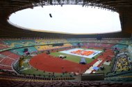 Stadion Riau. (ANTARA/Viki Payoka)