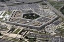 An aerial view of the Pentagon Building in Washington.