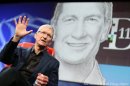Apple CEO Tim Cook is seen during the "All Things Digital" D11 conference