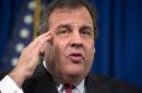 New Jersey Governor Christie gives news conference in Trenton