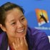 Li Na of China speaks during a news conference at the Australian Open tennis tournament in Melbourne