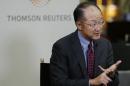 World Bank Group President Jim Yong Kim is interviewed at the Reuters Global Climate Change Summit in Washington