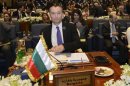 Bulgaria's Minister of Foreign Affairs Nickolay Mladenov attends the opening of the International Humanitarian Pledging Conference for Syria at Bayan Palace on the outskirts of Kuwait City