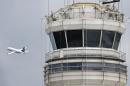 the FAA control tower at Washington's Ronald Reagan National Airport