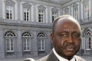 Central Africa Republic's President Francois Bozize arrives at the Egmont Palace ahead of the Central Africa International Donors' Conference in Brussels