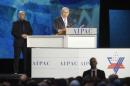 Israel's PM Netanyahu addresses the American Israel Public Affairs Committee (AIPAC) policy conference in Washington
