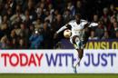 File picture shows Swansea City midfielder Nathan Dyer controlling the ball during the Europa League group match against Valencia at The Liberty Stadium in Swansea on November 28, 2013
