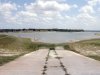 This photo taken Friday, June 15, 2012 shows the water levels of Lake Corpus Christi near Mathis, Texas. Lake levels at Lake Corpus Christi have dropped considerably in just the last few month that the city of Corpsu Christi is think of mandatory water conservation restrictions which could be in place by mid-September unless Corpus Christi's lakes receive rain. (AP Photo/Corpus Christi Caller-Times, Todd Yates)